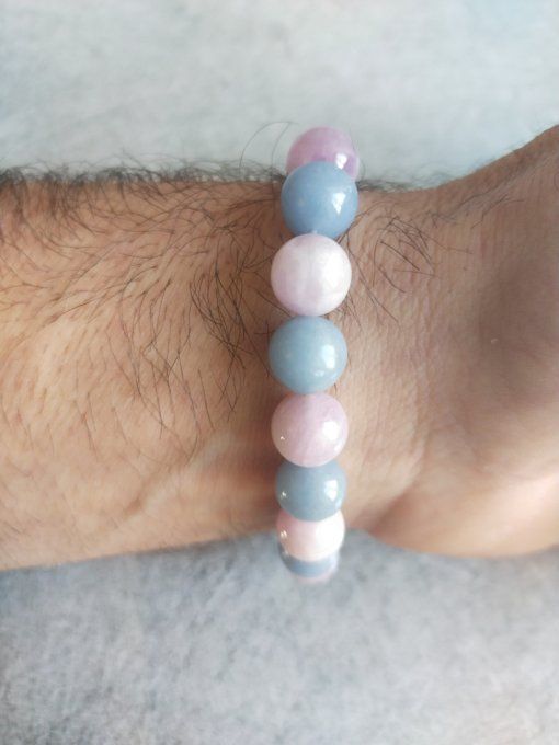 Bracelet Angelite / Kunzite