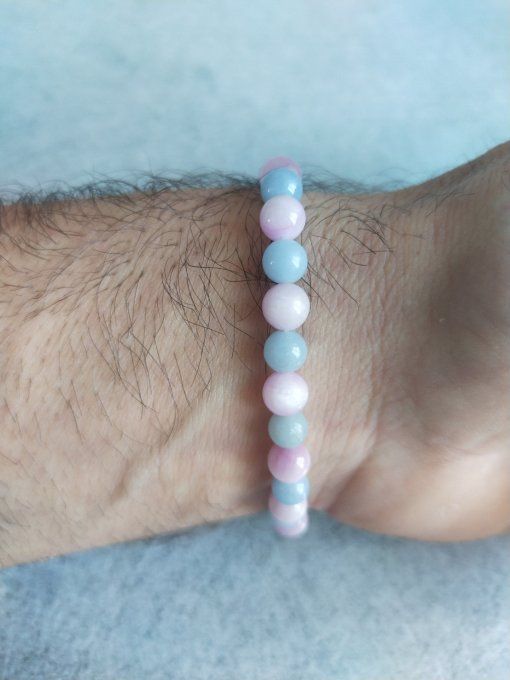 Bracelet Angelite / Kunzite