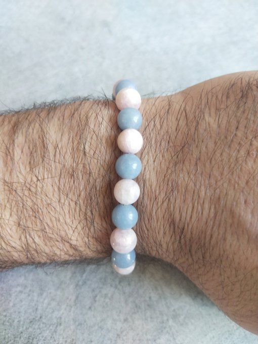 Bracelet Angelite / Kunzite