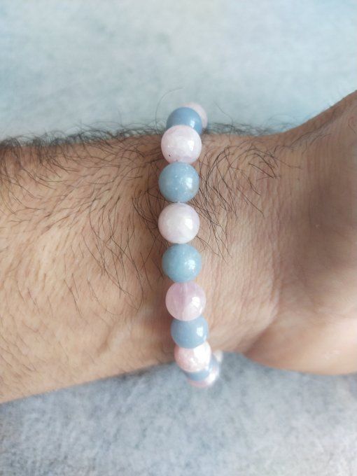 Bracelet Angelite / Kunzite