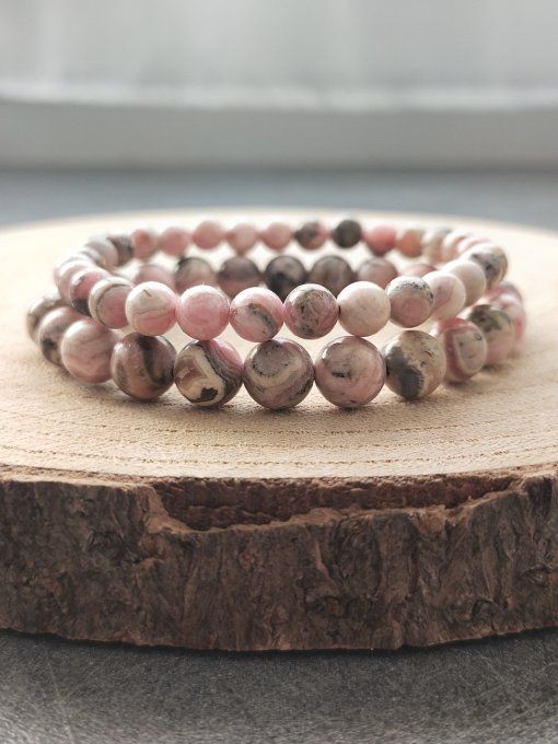 Bracelet : Rhodochrosite