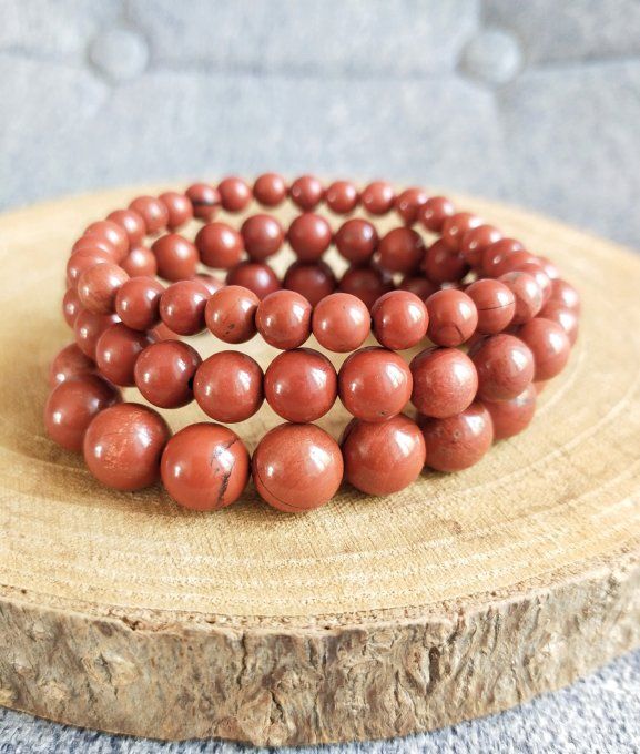 Bracelet Jaspe rouge