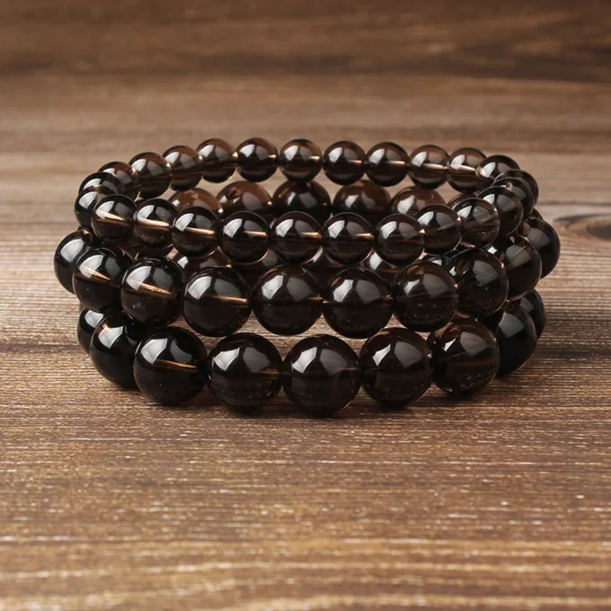 Bracelet Quartz fumée
