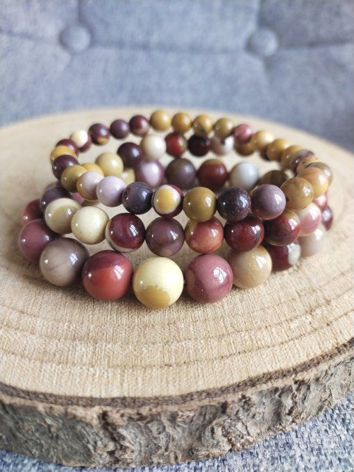 Bracelet Jaspe mokaite