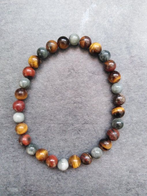 Bracelet enfant : Oeil d'aigle / Taureau / Tigre