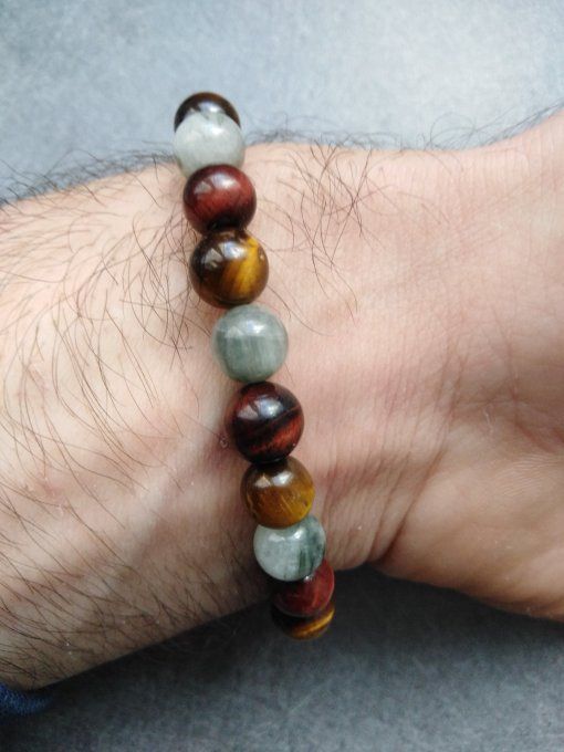 Bracelet Oeil d'aigle / Taureau / Tigre