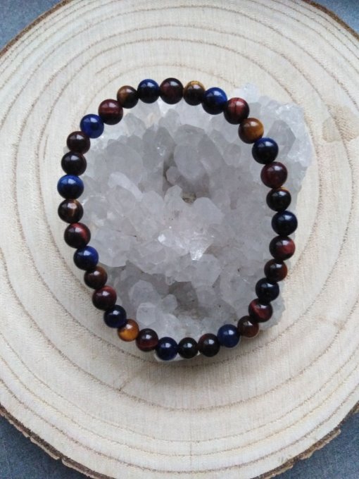Bracelet Oeil de faucon / Taureau / Tigre (Taille enfant)