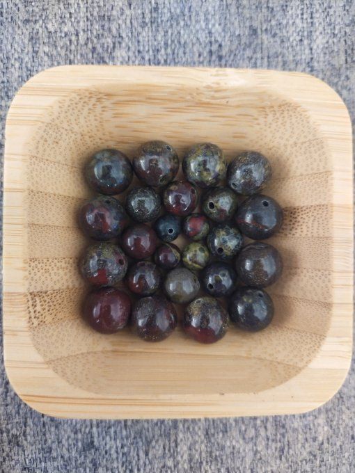 Perle Jaspe sang de dragon à l'unité