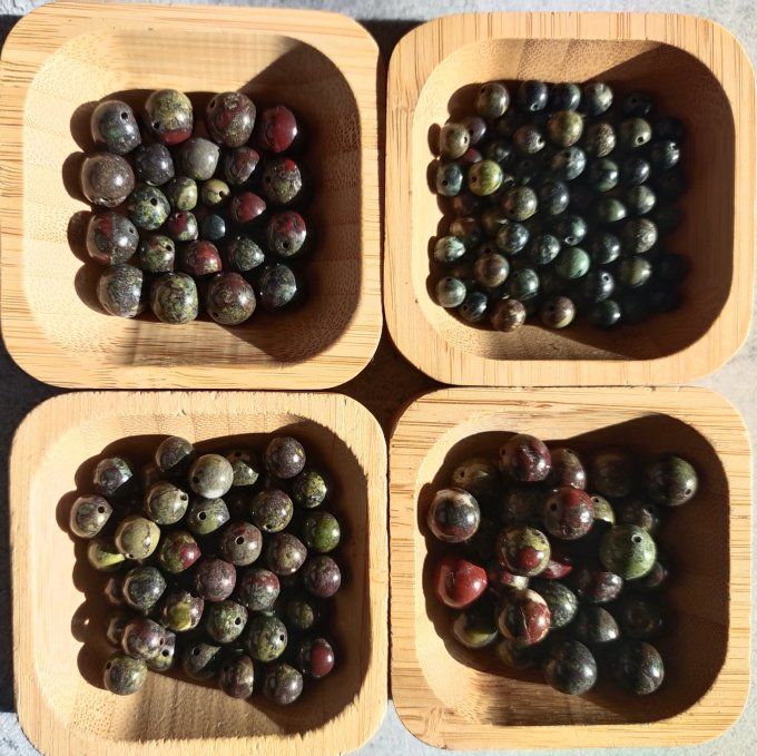 Perle Jaspe sang de dragon à l'unité