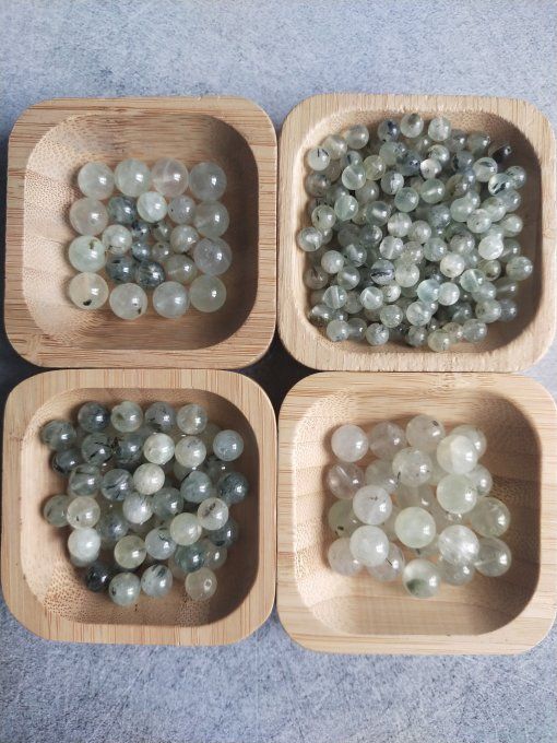 Perle Prehnite à l'unité