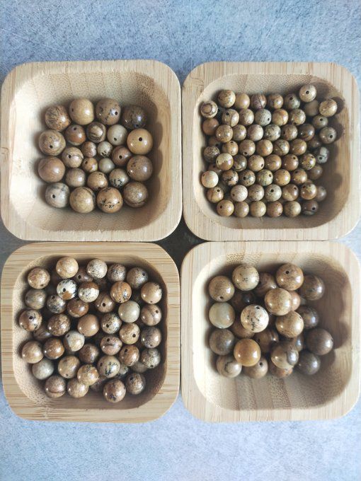 Perle Jaspe paysage à l'unité