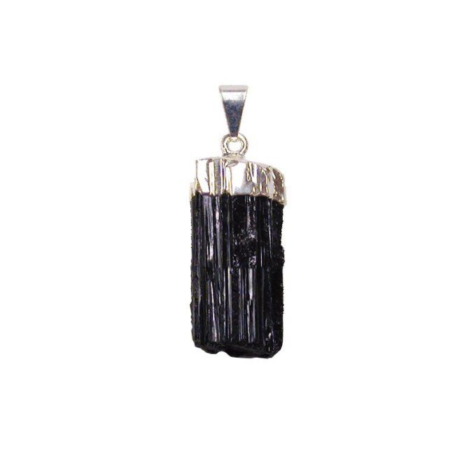 Pendentif pierre brut Tourmaline