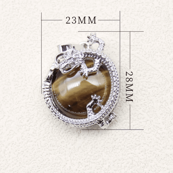 Pendentif dragon Aventurine vert
