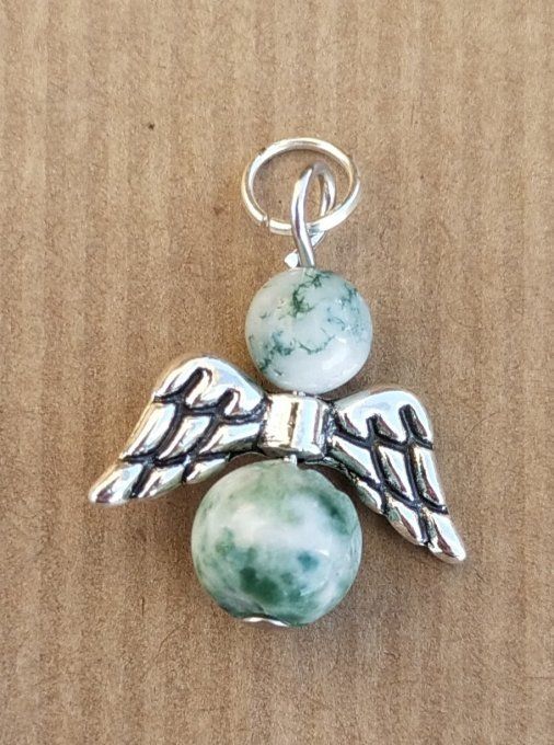 Pendentif ange Agate arbre