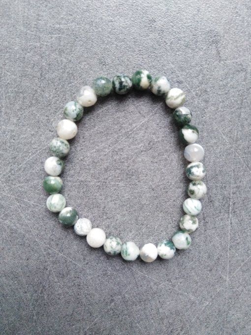 Bracelet Agate arbre (Taille enfant)
