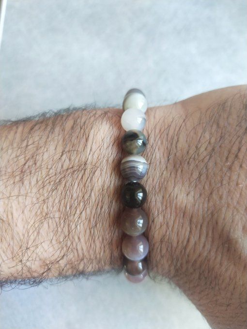 Bracelet Agate de botswana