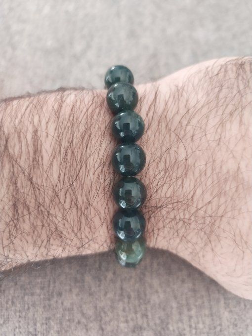 Bracelet Agate mousse