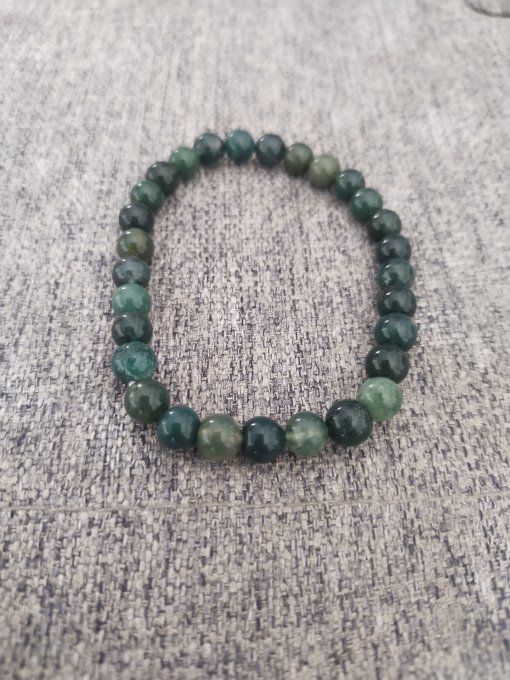 Bracelet Agate mousse