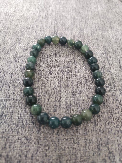 Bracelet Agate mousse