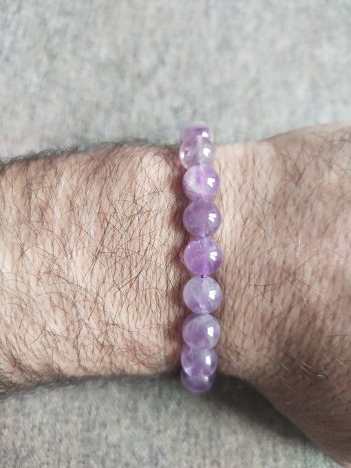 Bracelet Améthyste clair