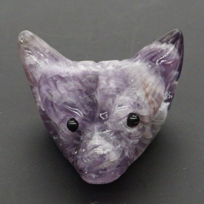 Tête de renard Améthyste