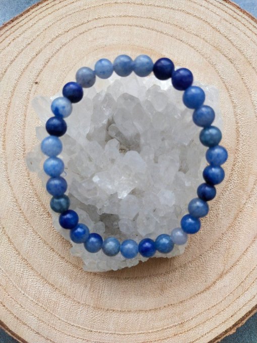 Bracelet Aventurine bleu (Taille enfant)