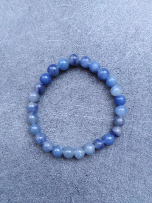 Bracelet Aventurine bleu (Taille enfant)