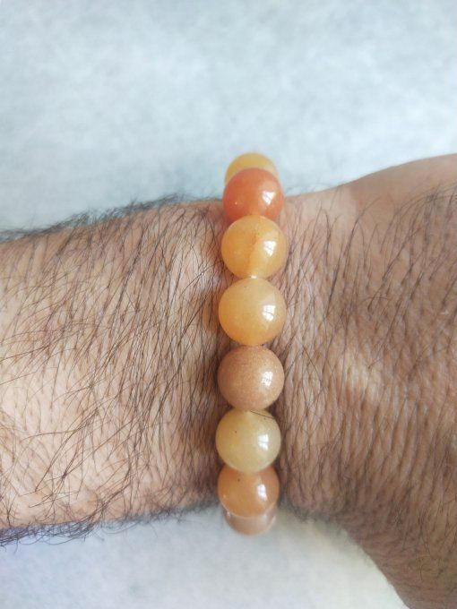 Bracelet Aventurine orange