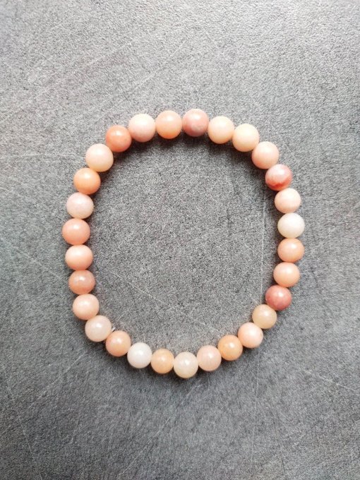 Bracelet Aventurine peche (Taille enfant)