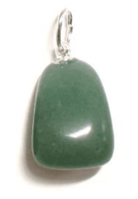 Pendentif Aventurine vert forme libre