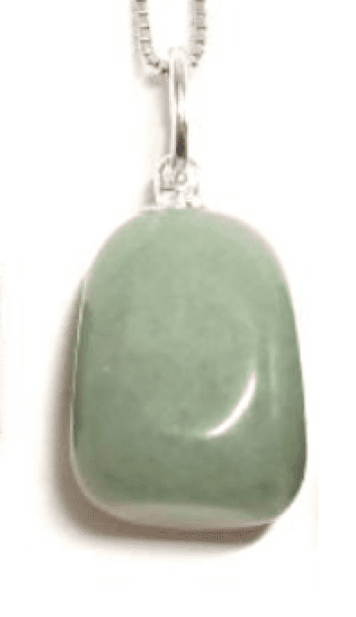 Pendentif Aventurine vert forme libre