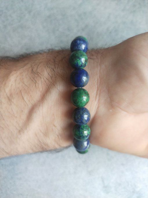 Bracelet Azurite malachite
