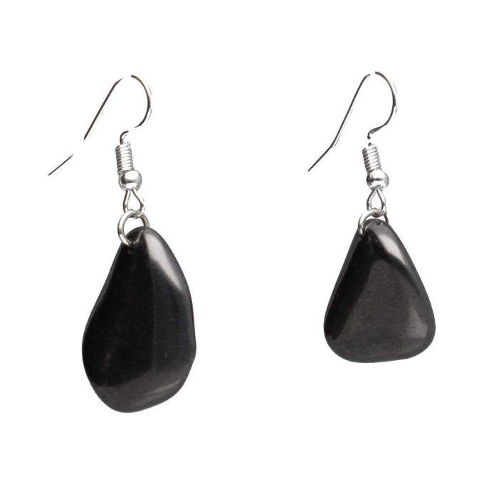 Boucle d'oreille Shungite