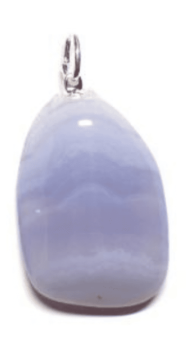 Pendentif Calcédoine forme libre