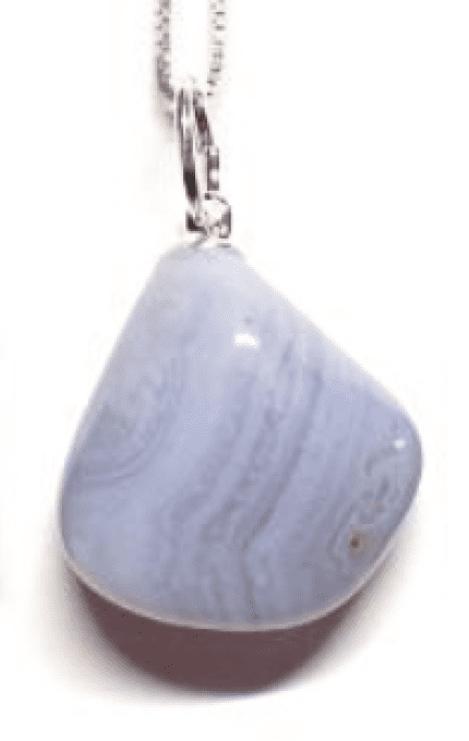 Pendentif Calcédoine forme libre