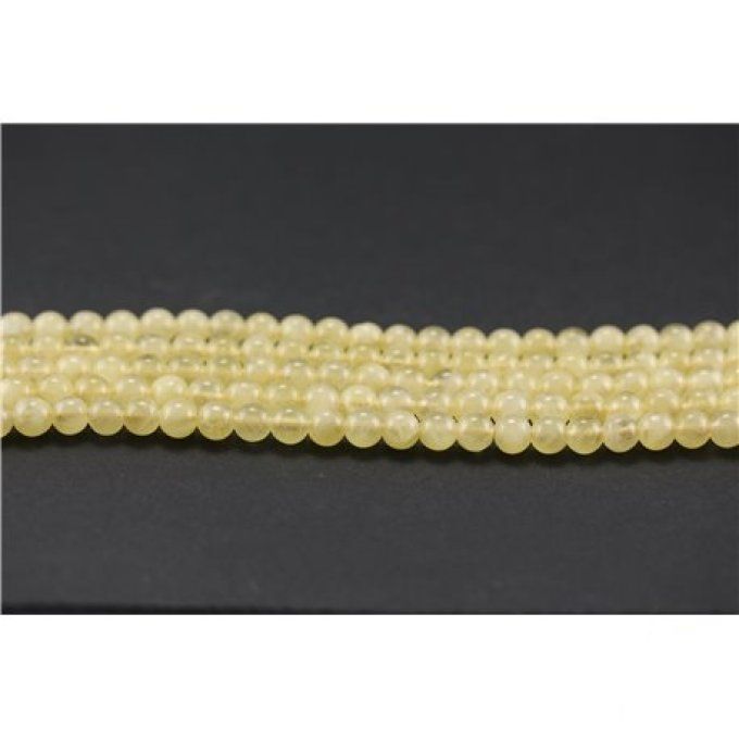 Perles Calcite orange au fil