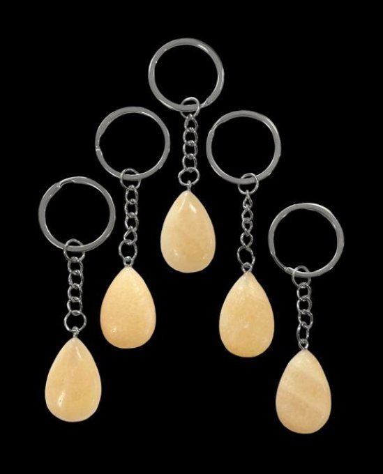 Porte clés Calcite orange