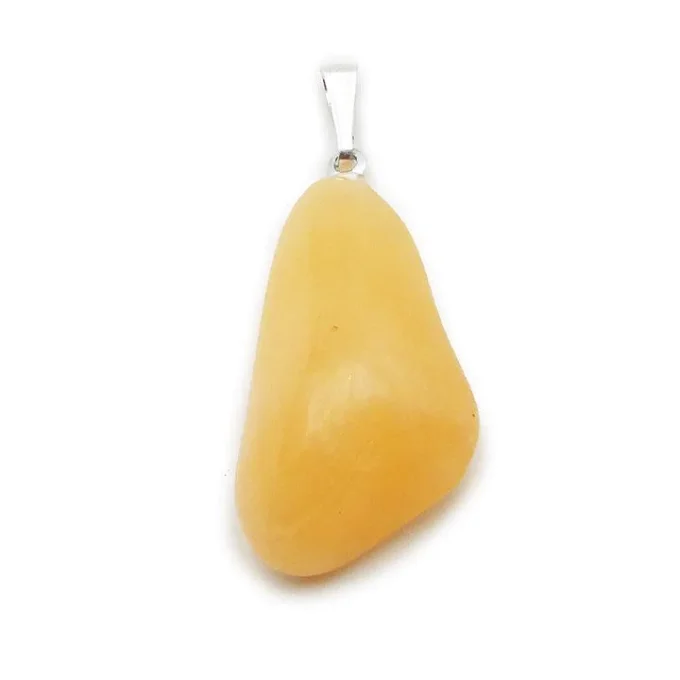 Pendentif Calcite orange