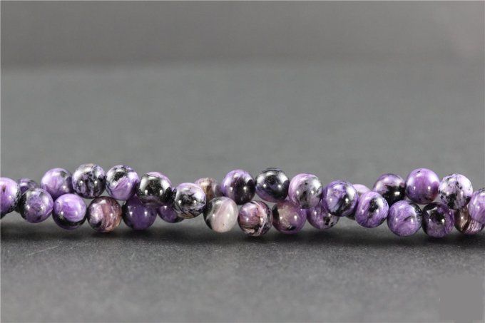 Perle Charoite à l'unité