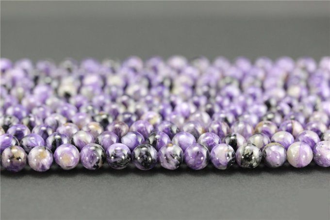 Perle Charoite à l'unité