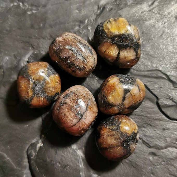 Pierre rouler Chiastolite