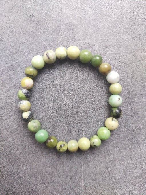 Bracelet Chrysoprase citron (Taille enfant)