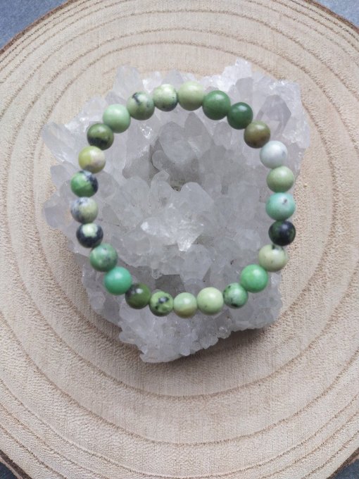 Bracelet Chrysoprase citron (Taille enfant)