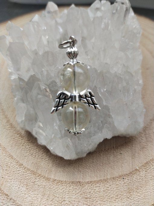 Pendentif ange Citrine