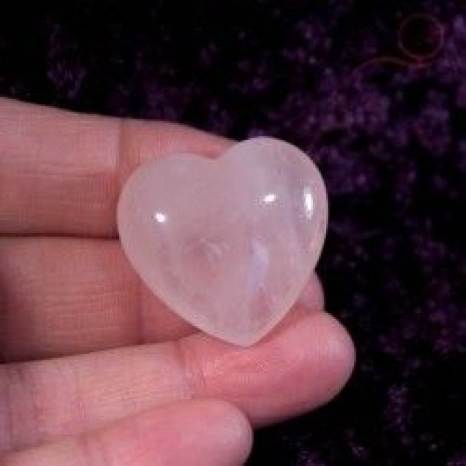 Coeur Quartz rose