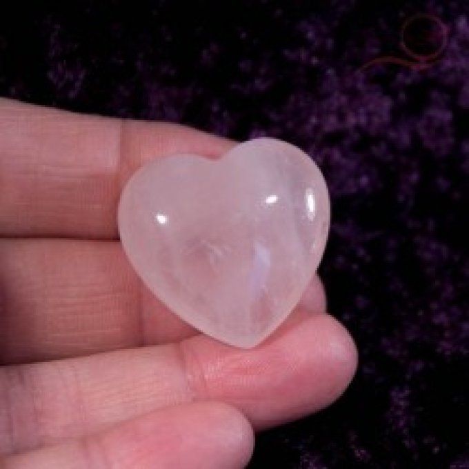 Coeur Quartz rose