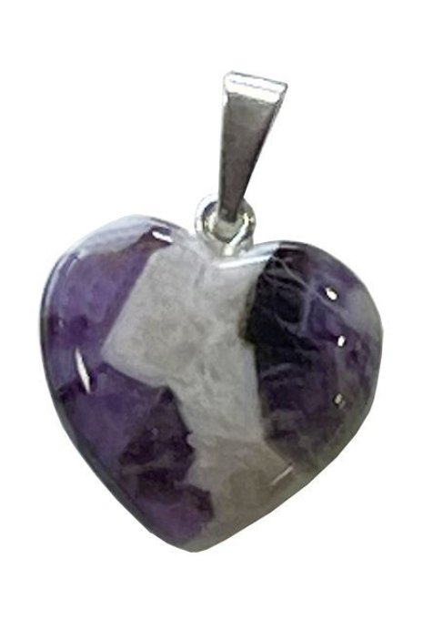 Pendentif Améthyste coeur