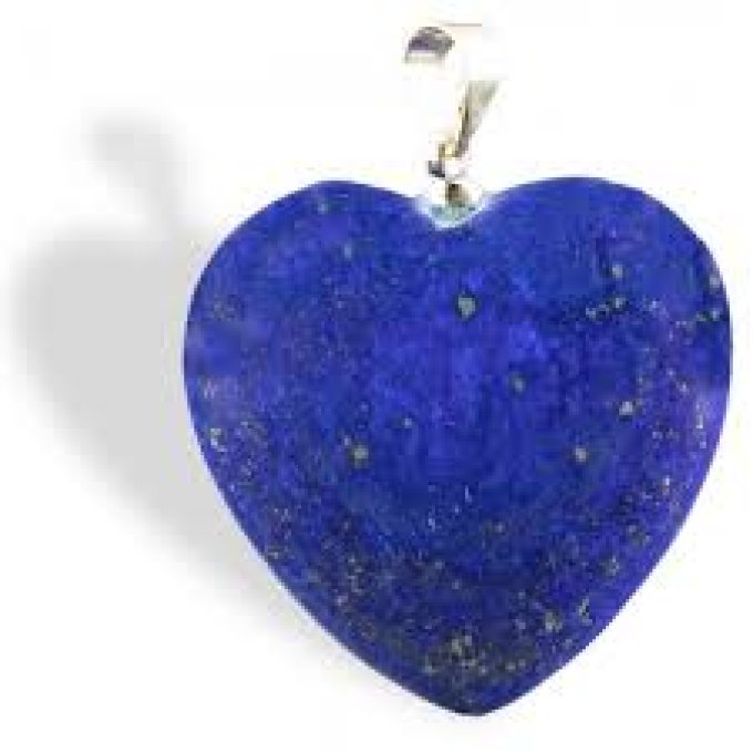 Pendentif Lapis lazuli coeur