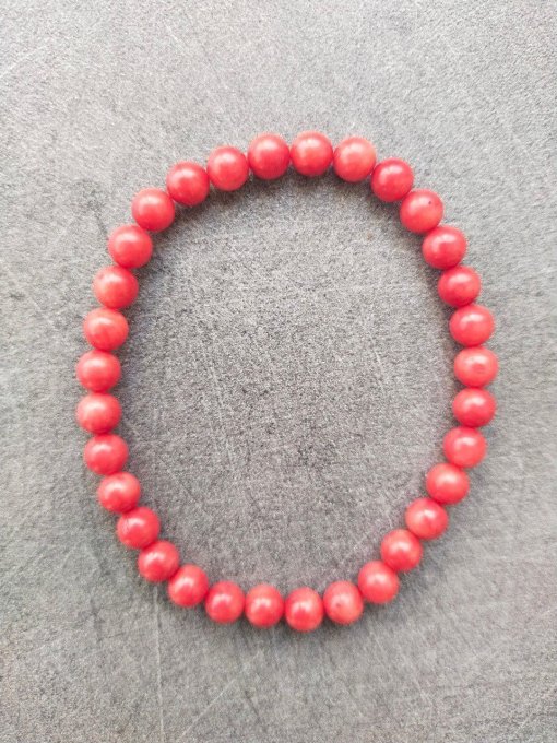 Bracelet Corail rouge (Taille enfant)