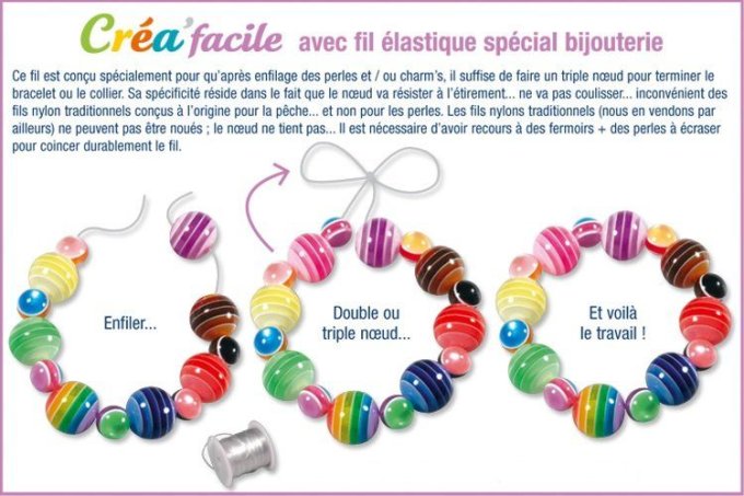 Fil elastique nylon